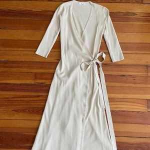 Mango Wrap Midi Dress